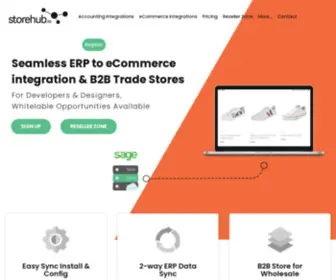 Storehub.io(Integrated eCommerce) Screenshot