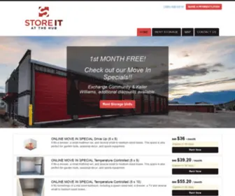 Storeitatthehub.com(Self Storage Facility in Lehi UT) Screenshot