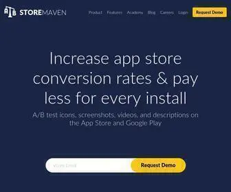 Storemaven.com(App Store A/B Testing for iOS & Google Play) Screenshot