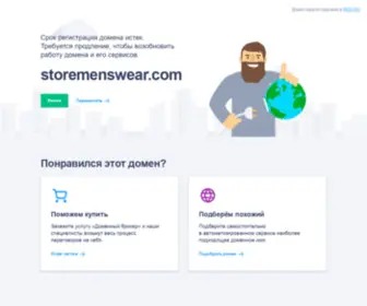 Storemenswear.com(Mens Wear Store) Screenshot