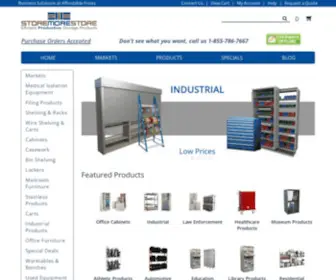 Storemorestore.com(Oblique Folders) Screenshot