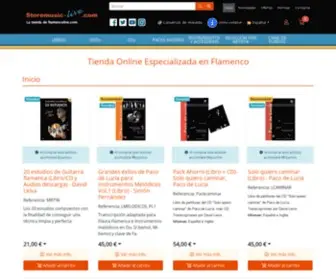 Storemusic-Live.com(Libros partituras y DVDs de flamenco) Screenshot