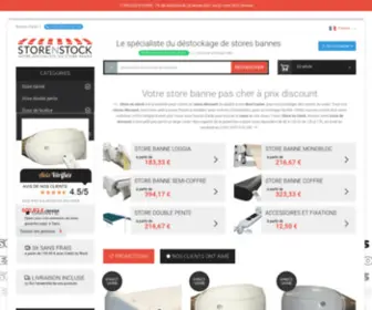 Storenstock.com(Choisissez votre Store Banne direct usine à prix discount) Screenshot