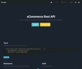 Storerestapi.com(Store Api) Screenshot