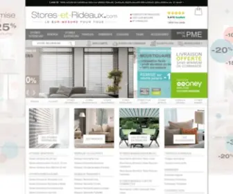 Stores-ET-Rideaux.com(Leader français des stores et des rideaux sur) Screenshot