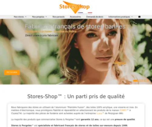 Stores-Shop.fr(Découvrez les guides les plus complets pour aménager votre jardin) Screenshot