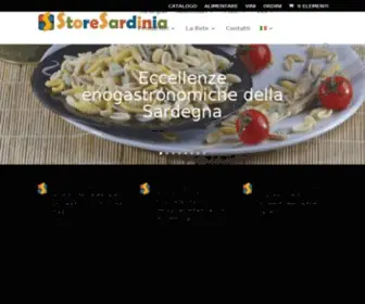 Storesardinia.com(Sardinian Handicraft) Screenshot