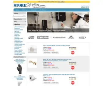 Storeseven.com(Home for all your Tork and SCA Paper Products and Dispensers) Screenshot