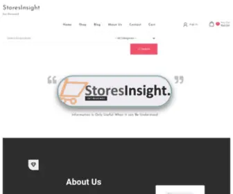 Storesinsight.com(Home) Screenshot