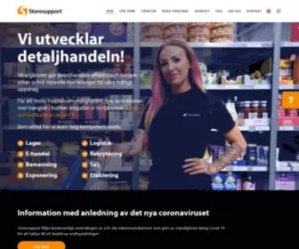 Storesupport.se(Utveckling & Bemanning för Detaljhandeln) Screenshot
