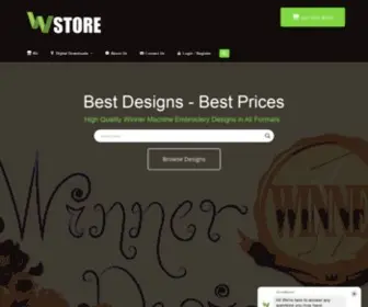 Storewinner.com(Embroidery Designs) Screenshot