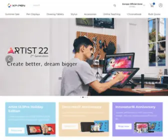 Storexppen.eu(XP-Pen Europe Official Store) Screenshot