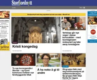 Storfjordnytt.no(Lokalavisa for Indre) Screenshot