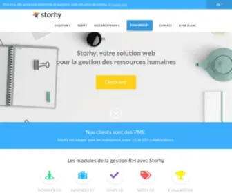 Storhy.com(SIRH pour PME) Screenshot