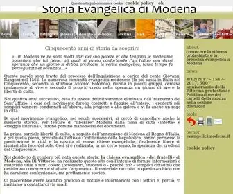 Storiaevangelicamodena.info(Preselezione) Screenshot