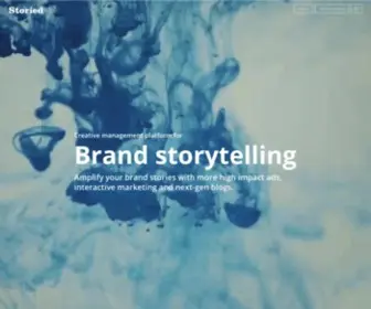 Storied.co(Brand storytelling) Screenshot