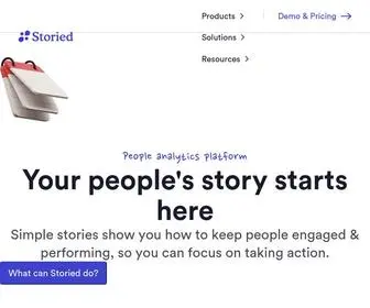 Storiedhr.com(Storied) Screenshot