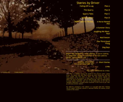 Storiesbydriver.net(Stories by Driver) Screenshot