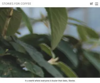 Storiesforcoffee.com(Stories For Coffee) Screenshot