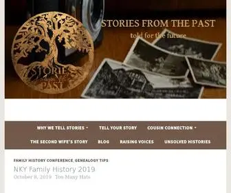 Storiesfromthepast.com(Told for the future) Screenshot