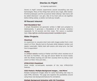 Storiesinflight.com(storiesinflight) Screenshot