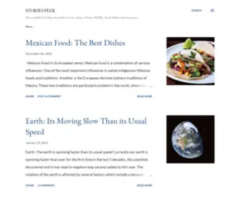 Storiespeek.com(Stories Peek) Screenshot