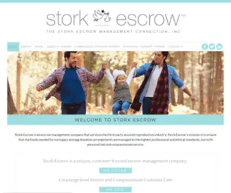 Storkescrow.com(The Stork Escrow Management Connection) Screenshot