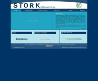 Storkindia.com(Central Mining Equipment Supplier) Screenshot