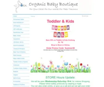 Storkorganicbaby.com(STORK Organic Baby Boutique) Screenshot