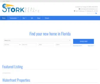 Storkrealestate.com(Stork Real Estate) Screenshot