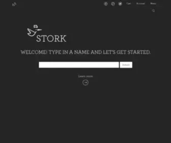 Storkregistry.com(Domain Name Registration Services) Screenshot
