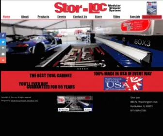 Storloc.com(Stor-Loc Modular Drawer Systems) Screenshot