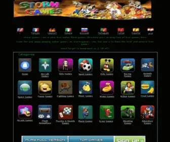 Storm-Games.com(Free Online Flash Games to Play) Screenshot