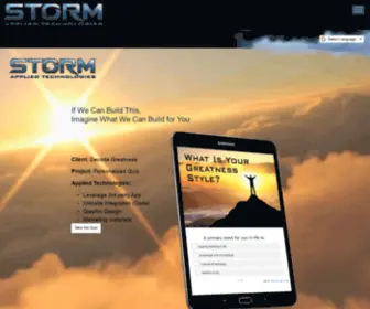 Stormat.ca(Storm Applied Technologies) Screenshot