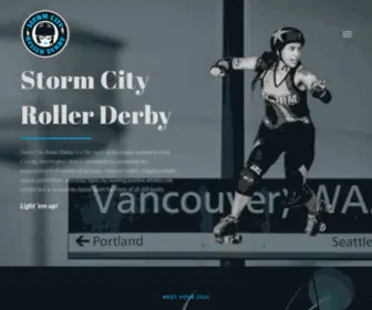 Stormcityrollerderby.com(Storm City Roller Derby) Screenshot