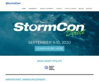 Stormcon.com(StormCon 2021) Screenshot