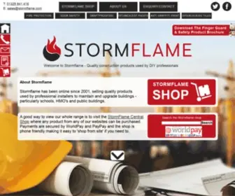 Stormflame.com(Fire Protection) Screenshot