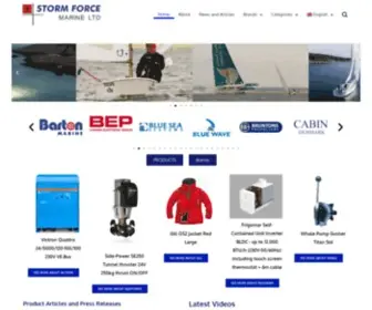 Stormforcemarine.com(Storm Force Marine Ltd) Screenshot