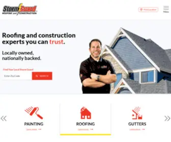 StormGuardrc.com(Exterior Restoration Services) Screenshot