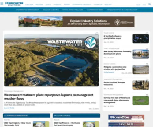 Stormh20.com(Stormwater Solutions) Screenshot