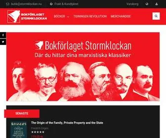 Stormklockan.nu(Bokförlaget Stormklockan) Screenshot