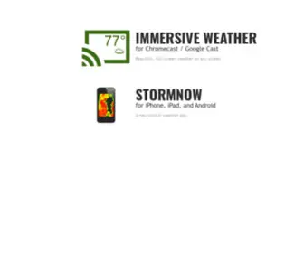 Stormnow.com(Weather for Chromecast) Screenshot