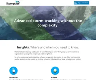 Stormpulse.com(Homepage) Screenshot
