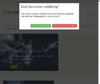 Stormsmoker.de(E-Zigaretten Shop & E-Liquid Shop) Screenshot