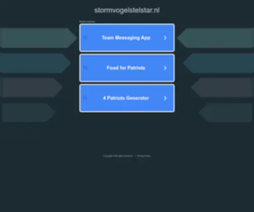 Stormvogelstelstar.nl(Stormvogelstelstar) Screenshot