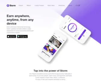 Stormx.io(Earn Cryptocurrency) Screenshot