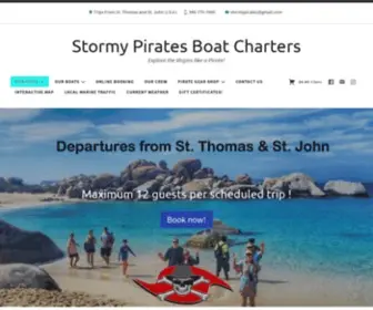 Stormypirates.com(All of our boats depart from) Screenshot