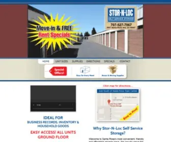 Stornlocsantarosa.com(Loc Self Service Storage) Screenshot