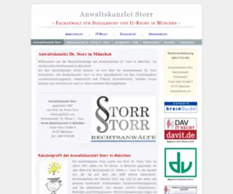 Storr.eu(Anwalt München) Screenshot
