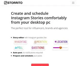 Storrito.com(Schedule and Auto) Screenshot